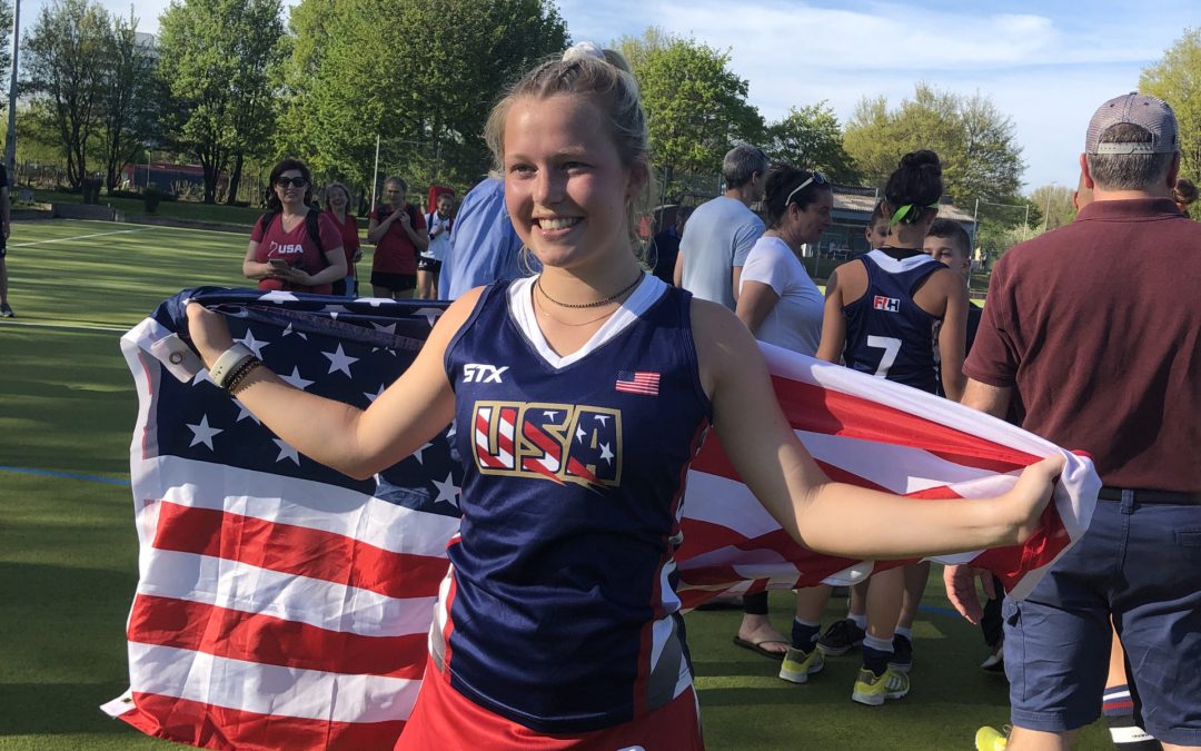 CAL Sophomore Claudia Thomas Plays on USA Field Hockey Team in Germany
