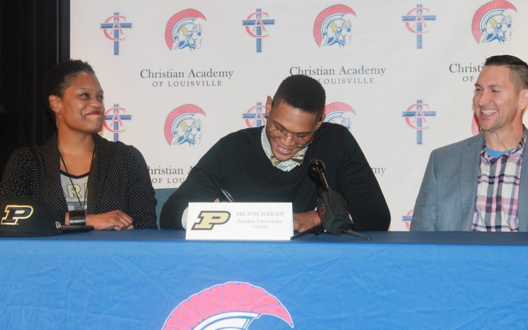 Milton Wright Signs to Play at Purdue University