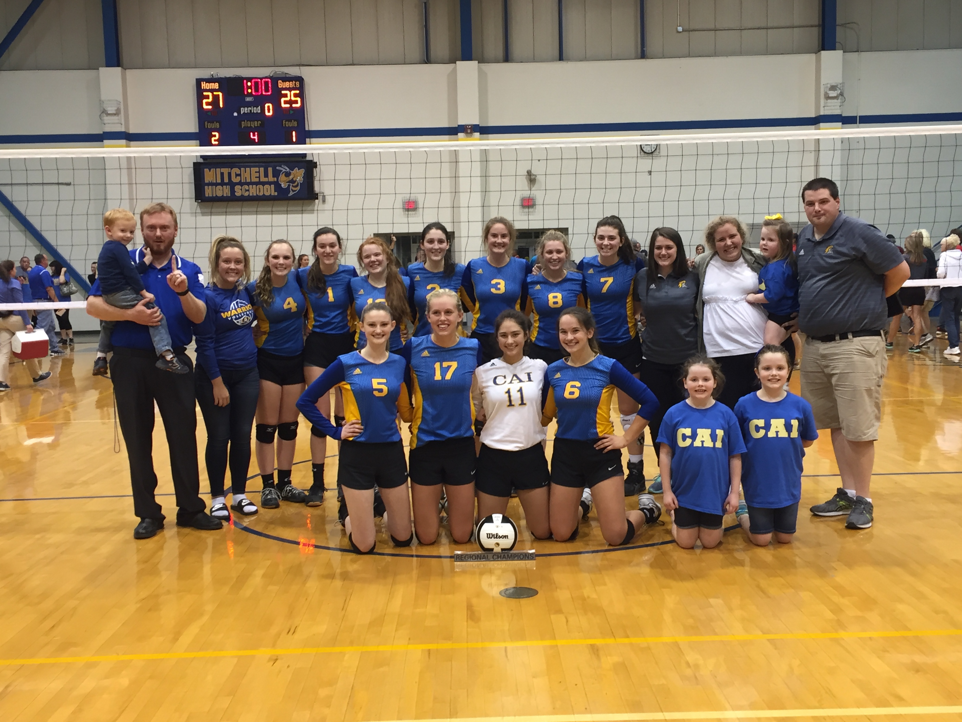 Christian Academy School System | Christian Academy of Indiana | 2017 Volleyball | Regional Champions