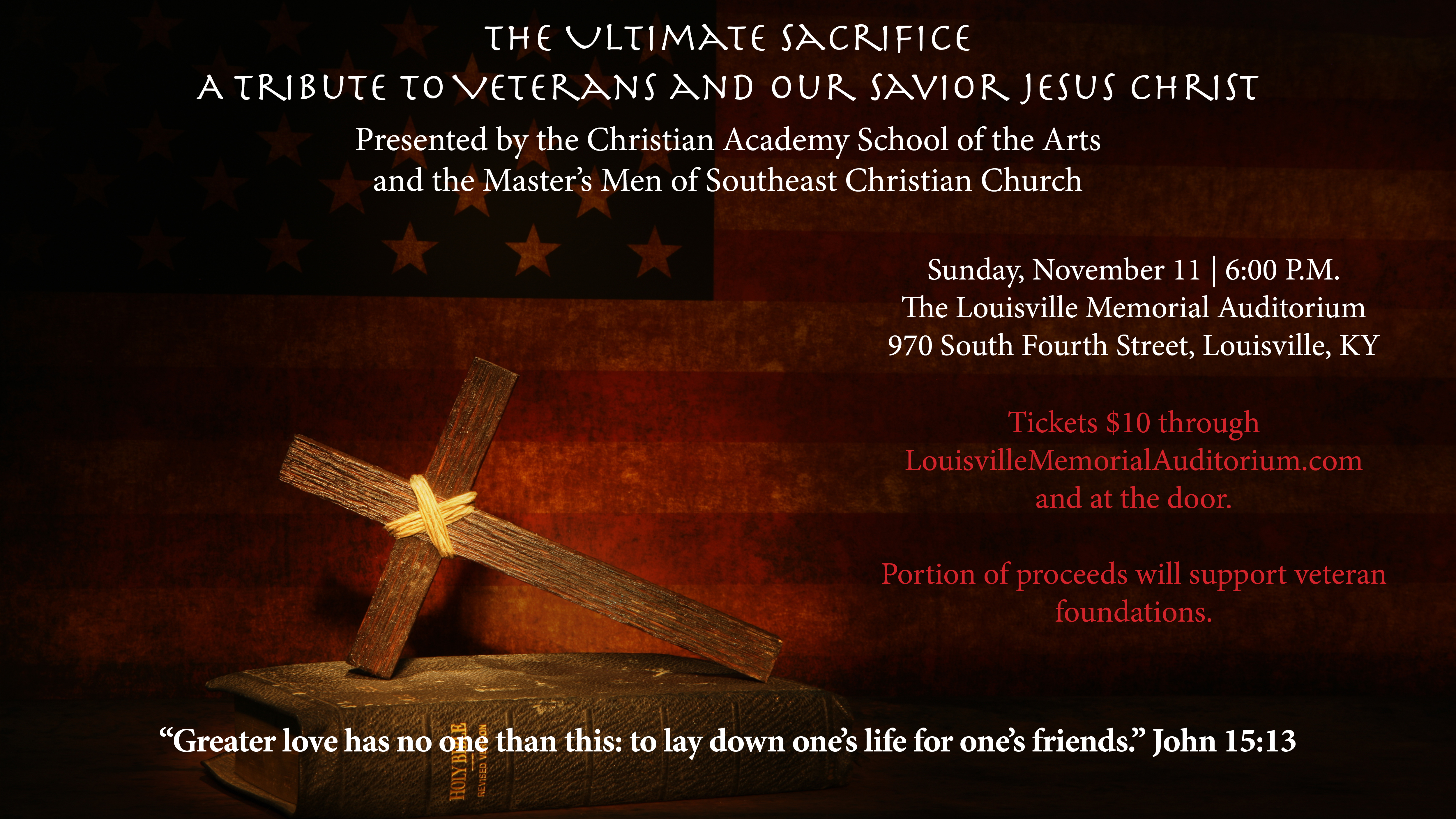 Christian Academy School System | Christian Academy of Louisville | School of Fine Arts | Veterans Concert | November 11