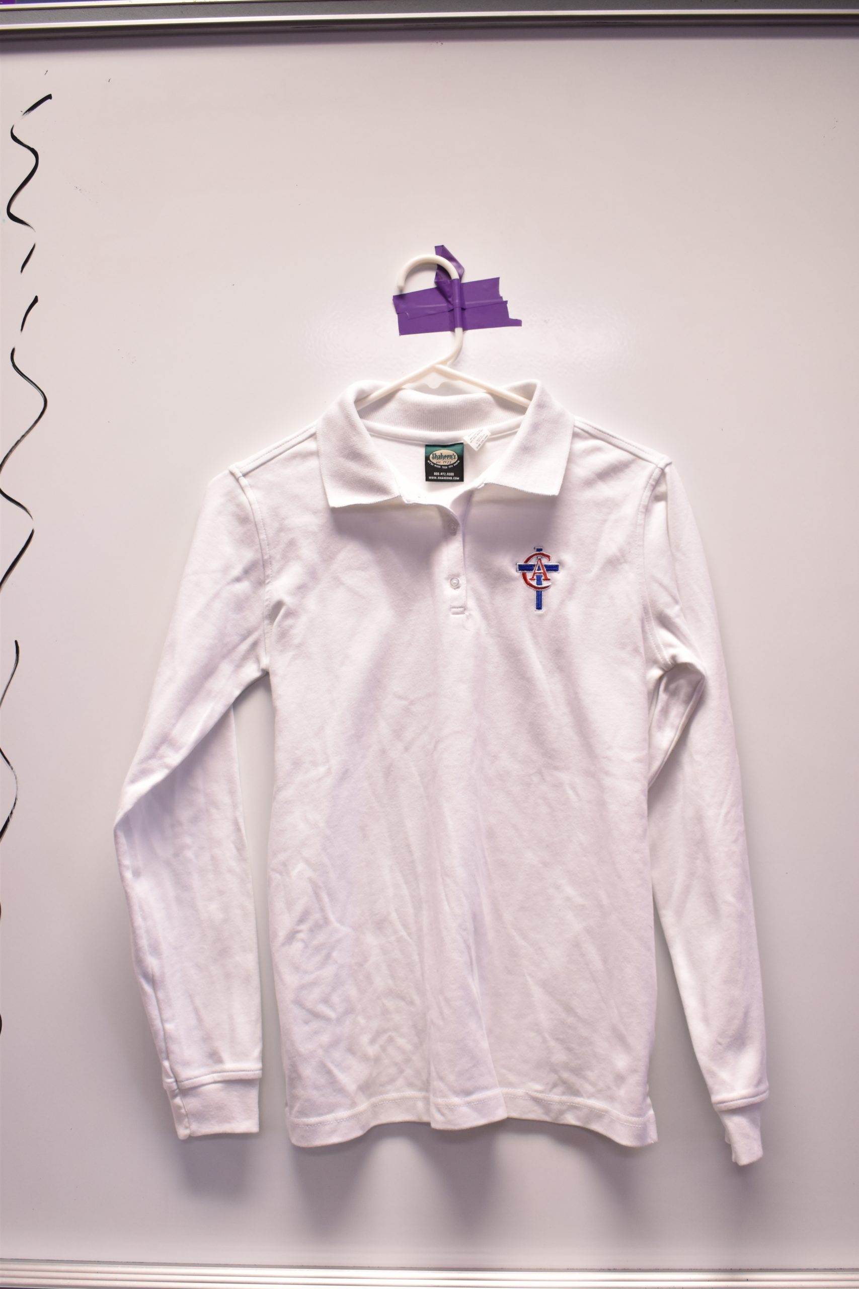 Christian Academy School System | Christian Academy of Louisville | Virtual Uniform Closet | Uniform Polo | White Long Sleeve | New Logo