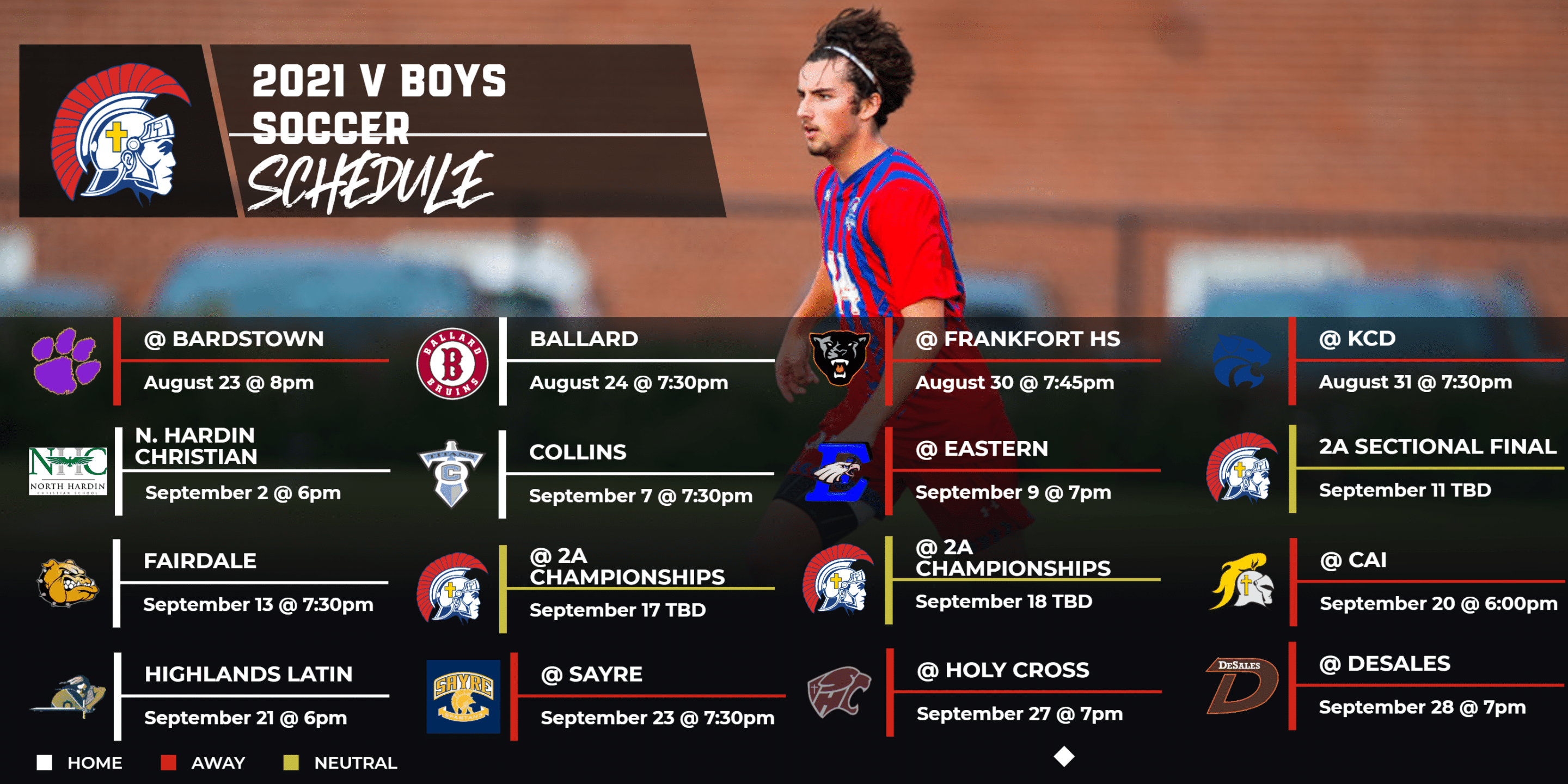 V Boys Soccer Schedule 279881