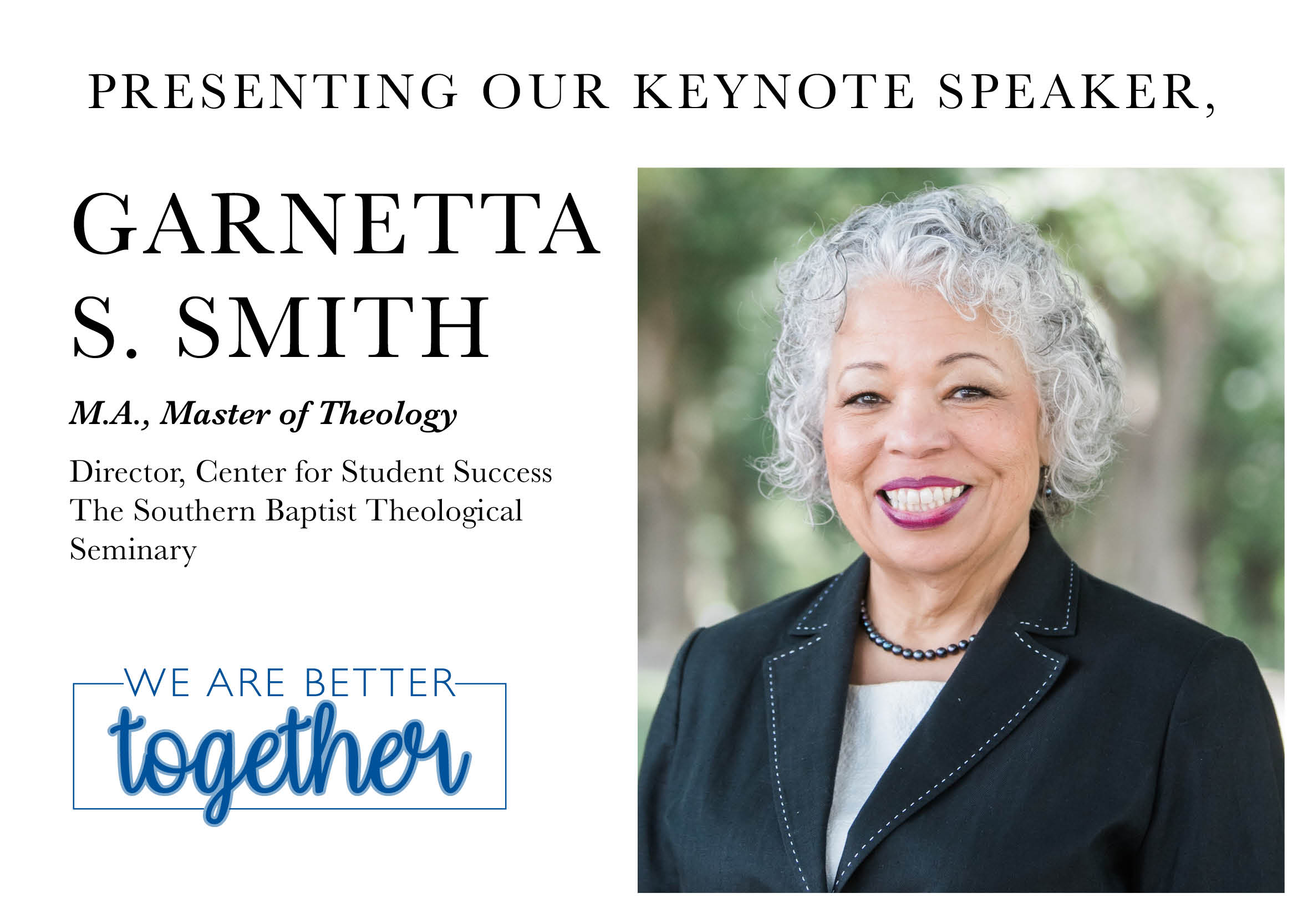 Christian Academy School System | 2022 Gala | Keynote Speaker Garnetta Smith