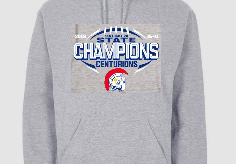 2018 State Football Champion Hoodie Pre-Order Forms Now Available