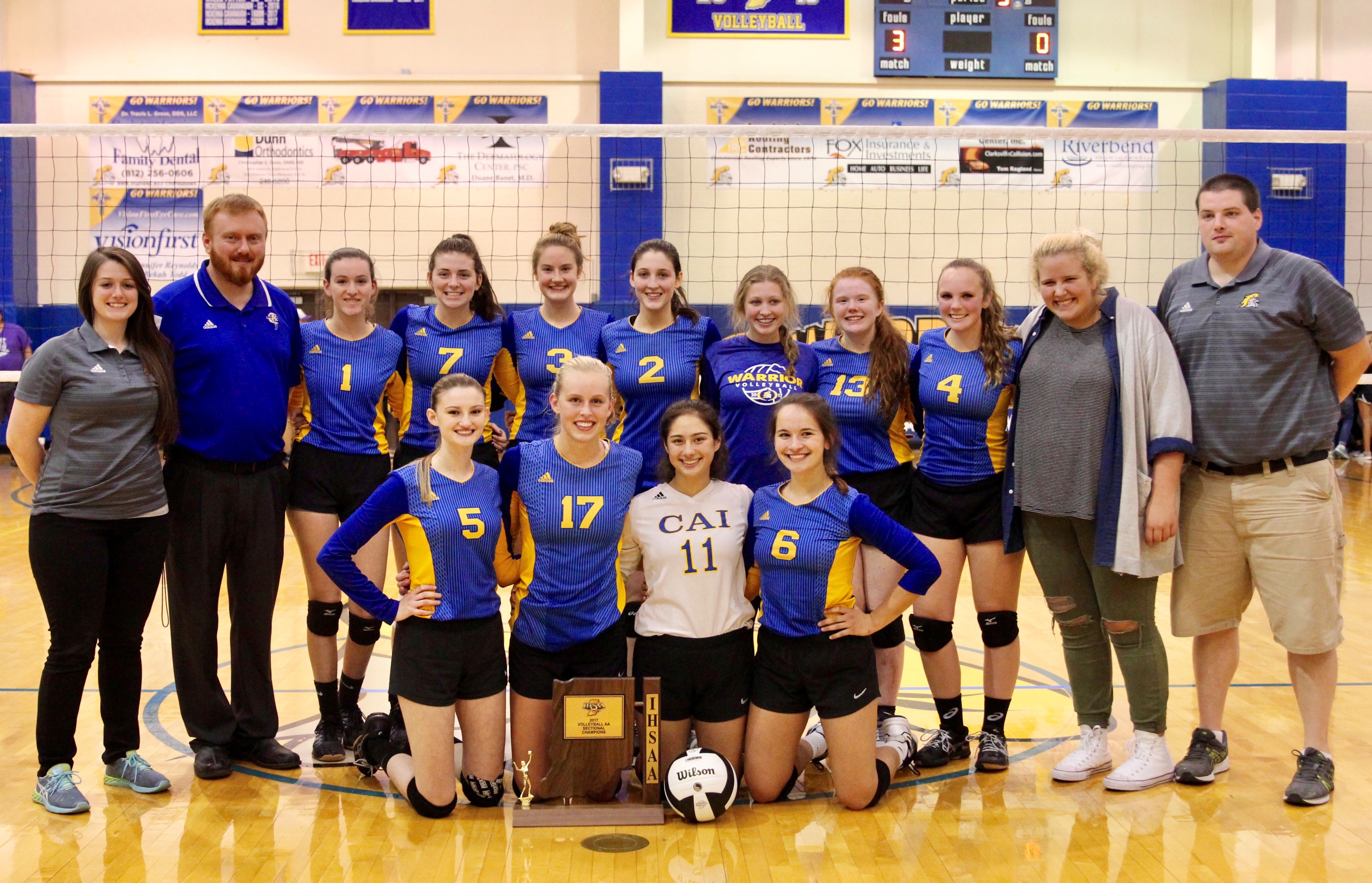 Christian Academy School System | Christian Academy of Indiana | Warrior Athletics | Sectional 2A Champs
