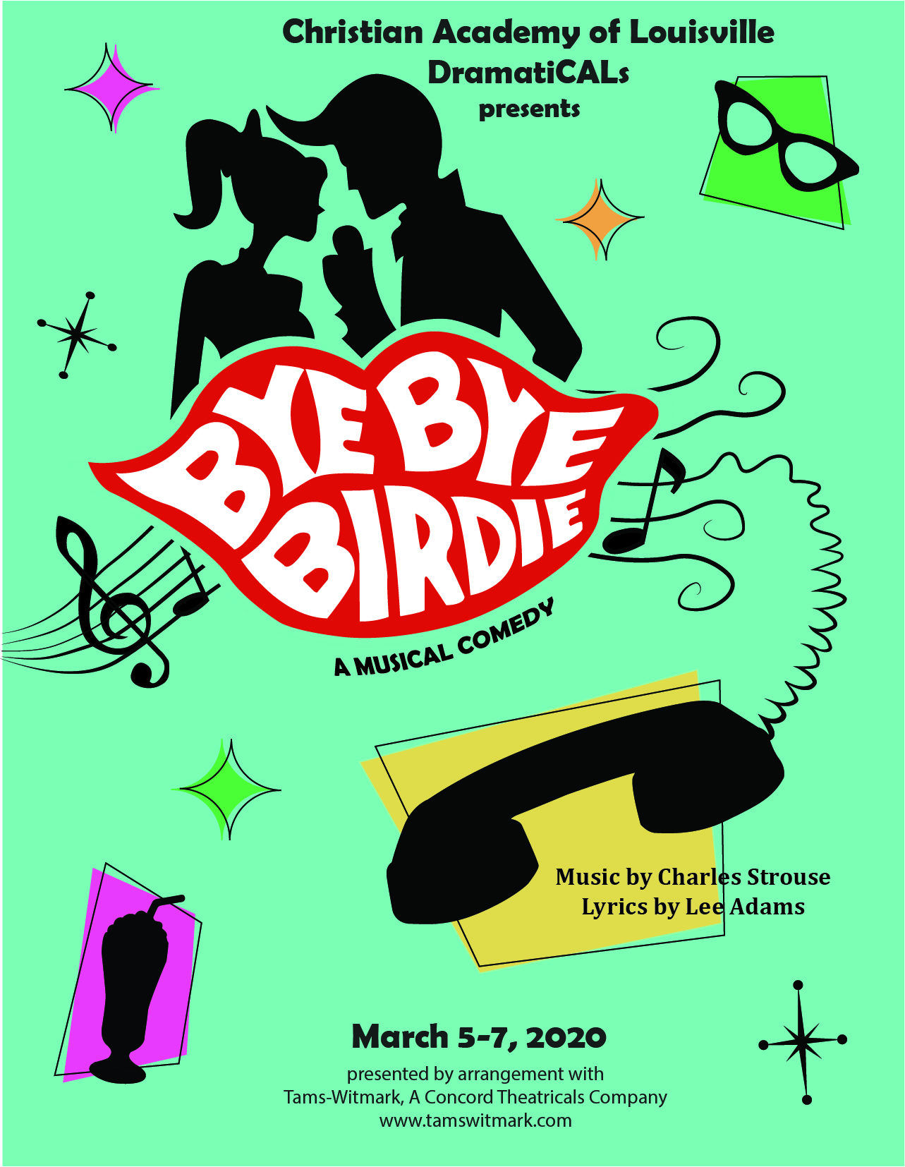 Christian Academy School System | Christian Academy of Louisville | DramatiCALs Present Bye Bye Birdie | March 5-7