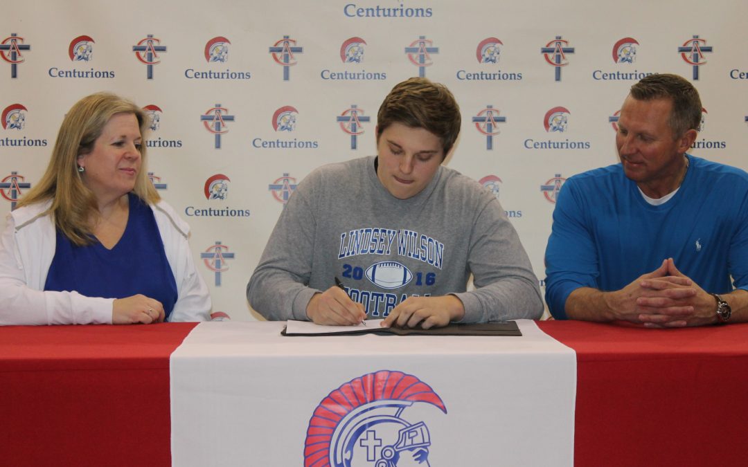 Scotty Krantz Signs to Play Football at Lindsey Wilson College
