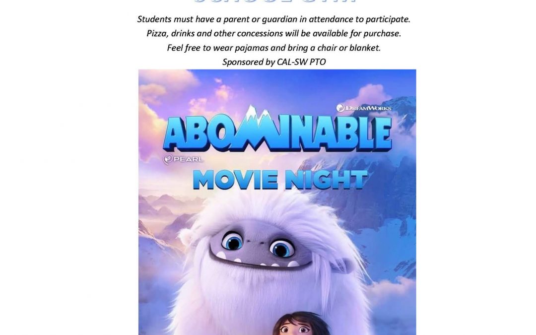 Family Movie Night Rescheduled for February 21