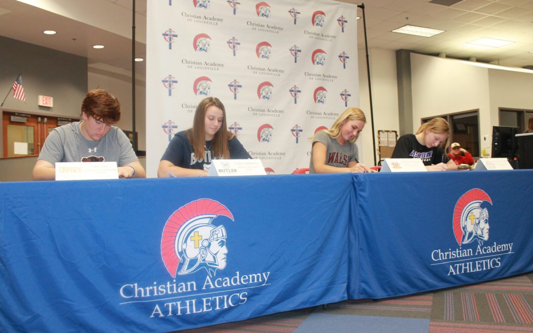 Four CAL Athletes Sign National Letters of Intent