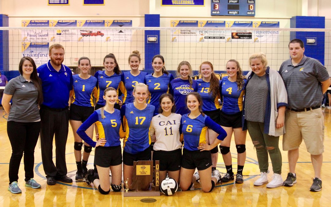 Volleyball Wins First Ever 2A Title