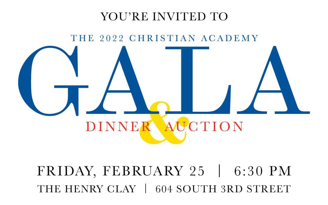 Can’t Attend the 2022 Christian Academy Gala in Person?