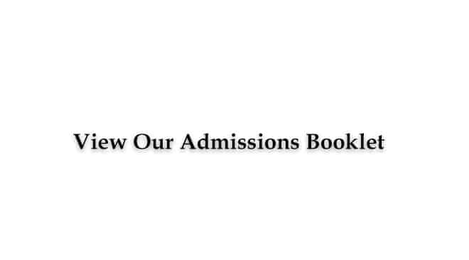 Christian Academy View Our Admissions Booklet