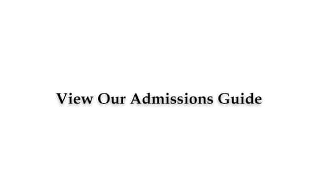 Christian Academy View Our Admissions Guide