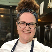 This is chef Brittany Nicholson of B. Sweets Desserts featured for the 2025 Gala.