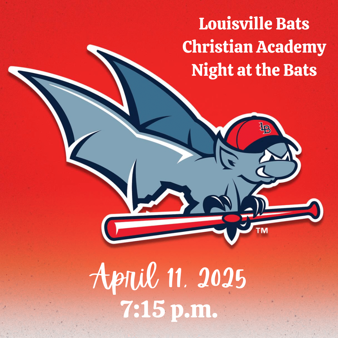 Invitation for Christian Academy Alumni for Night at the Bats, April 11, 2025