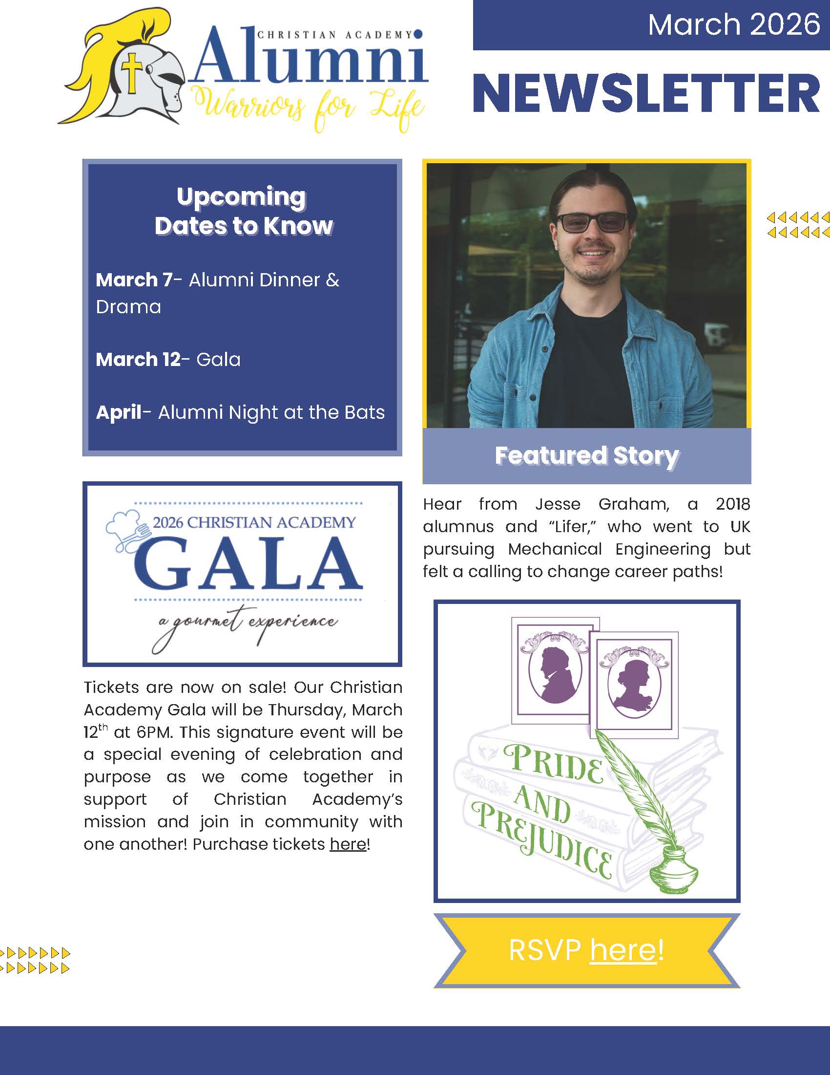 Christian Academy of Indiana Alumni Newsletter February 2026