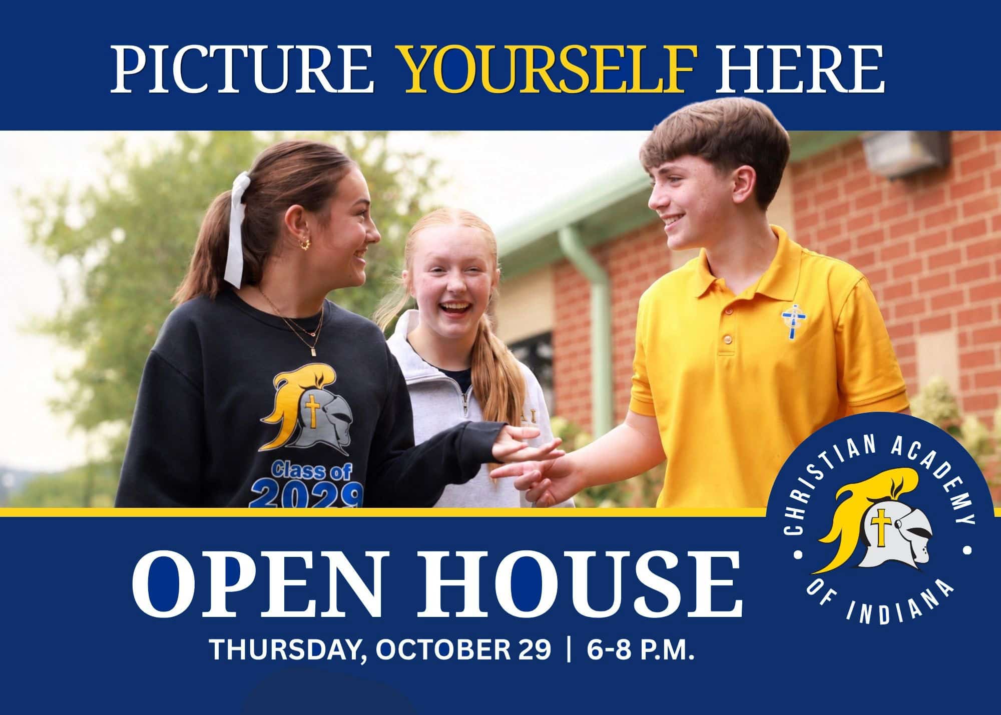 Christian Academy of Indiana Fall Open House Picture Yourself Here 2026