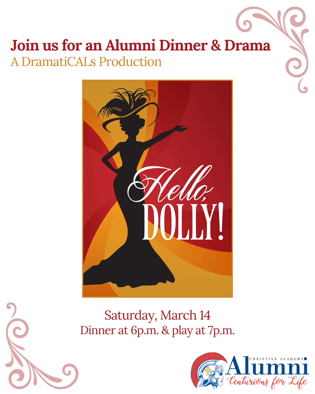 Christian Academy of Louisville Alumni Dinner and Drama 2026 - Hello, Dolly!