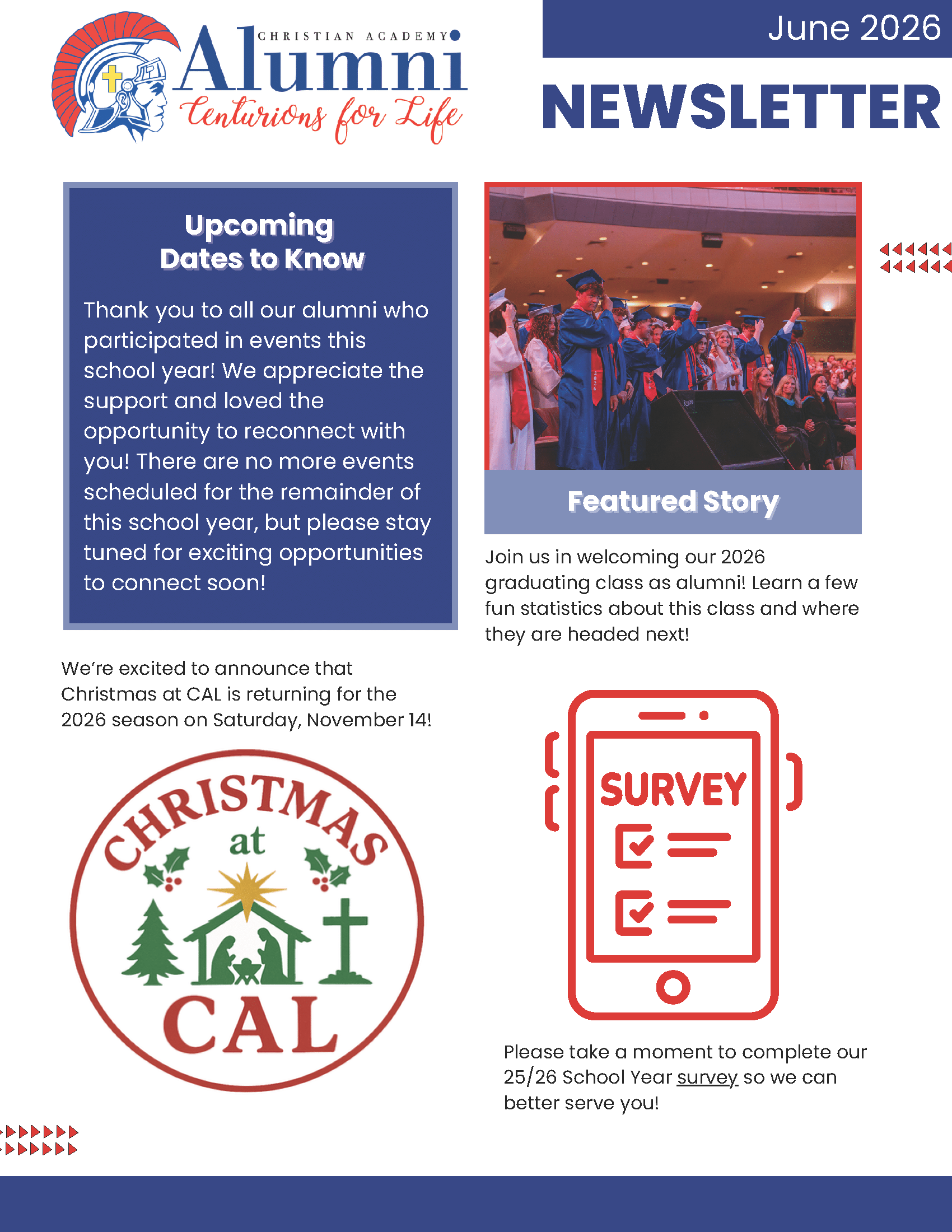 Christian Academy of Louisville Alumni Newsletter June 2026