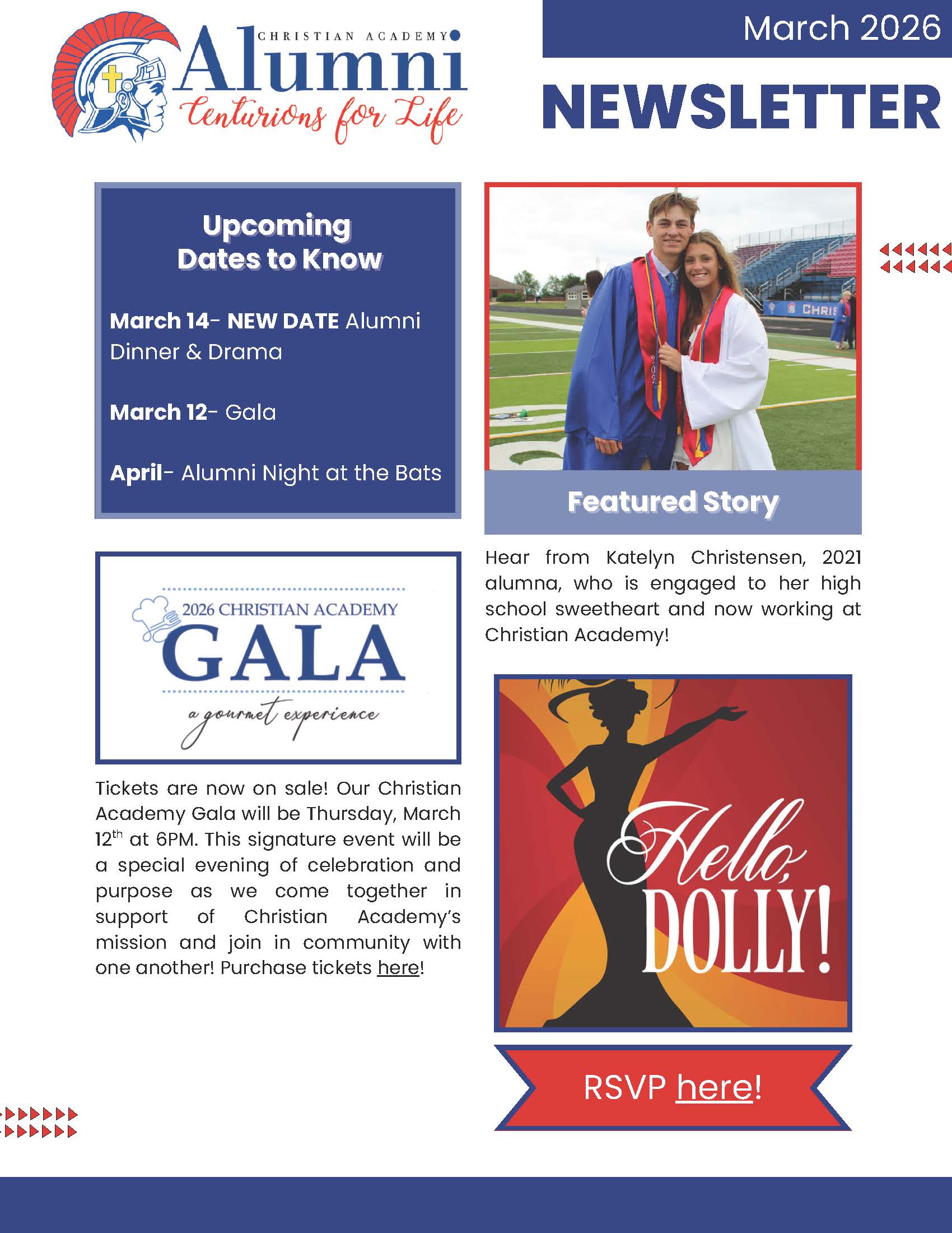 Christian Academy of Louisville Alumni Newsletter March 2026