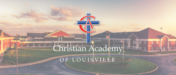 Christian Academy of Louisville Campus with Logo