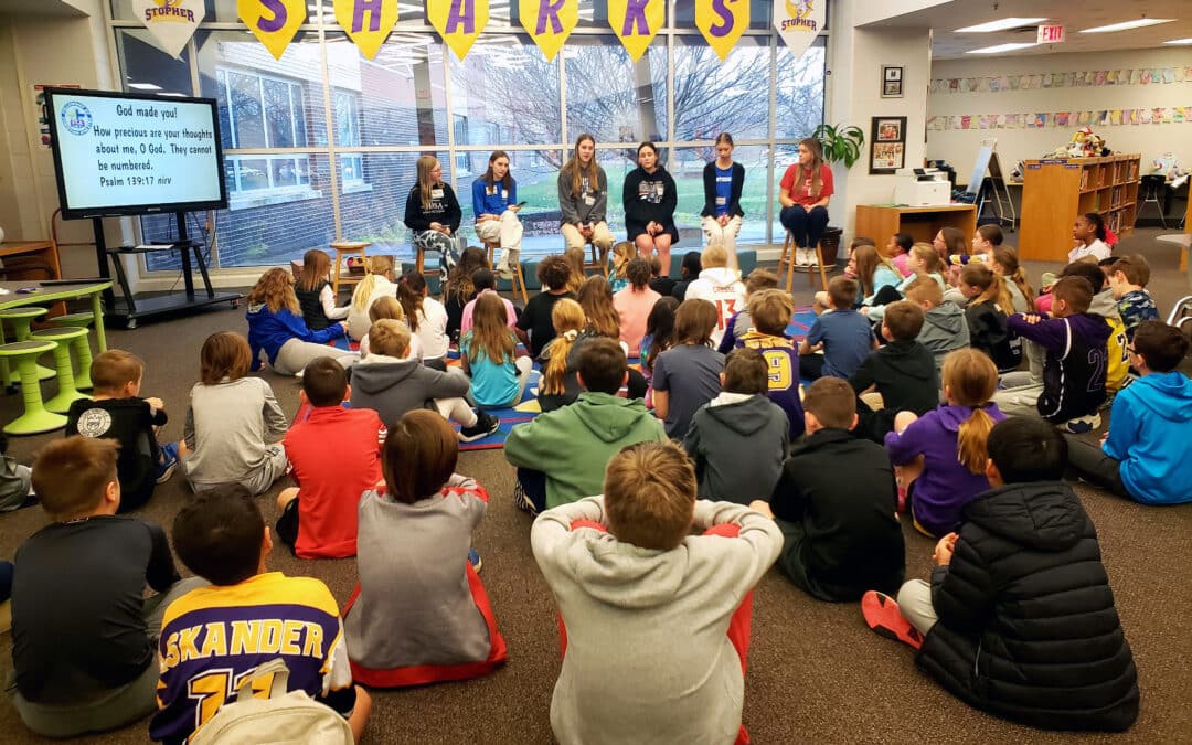 What Happens When Six of Our CAL Female Athletes Share Jesus at Stopher Elementary School? INFLUENCE!