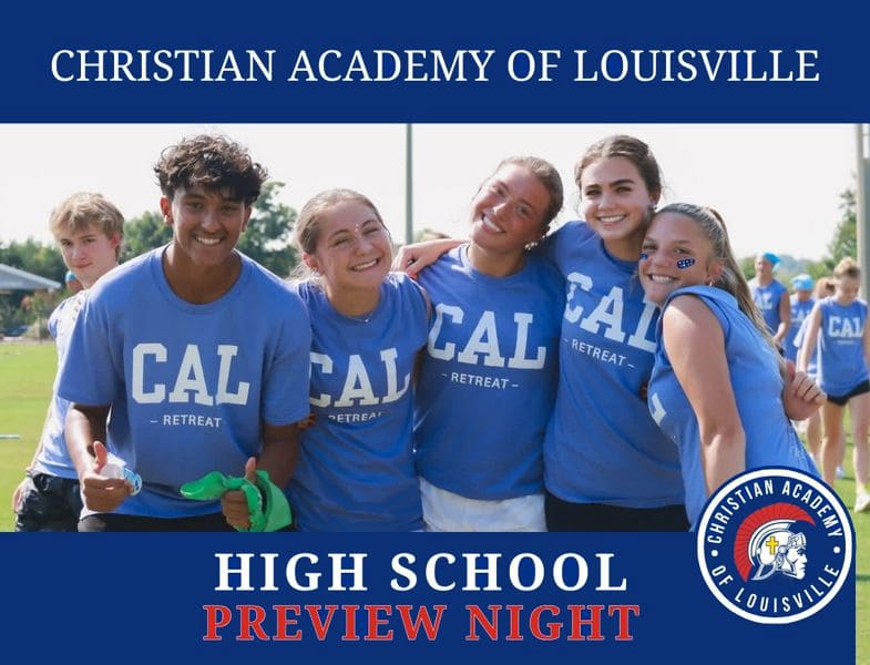 CAL HS Preview Night Postcard- Website - 1 Christian Academy of Louisville High School Preview Night 2026
