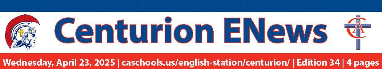 Christian Academy School System News and Events for the 2024-2025 School Year Christian Academy of Louisville - English Station Athletics eNews April 23, 2025 Banner Image