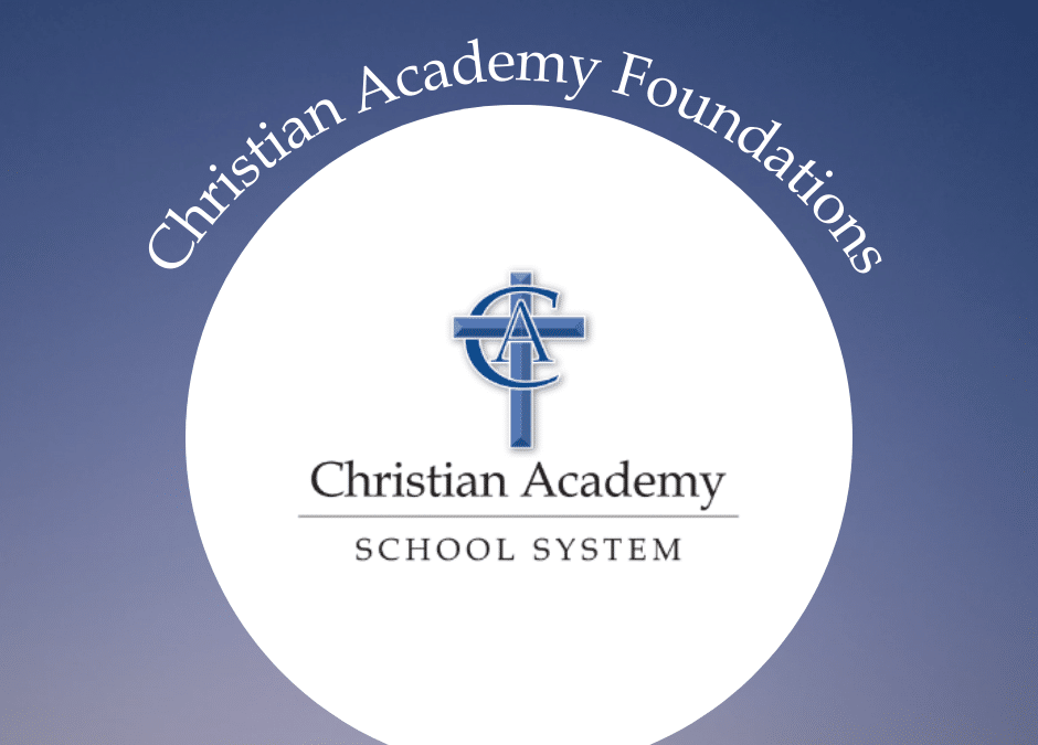 Final Christian Academy Foundations Workshops for New Families, October 2 and 4