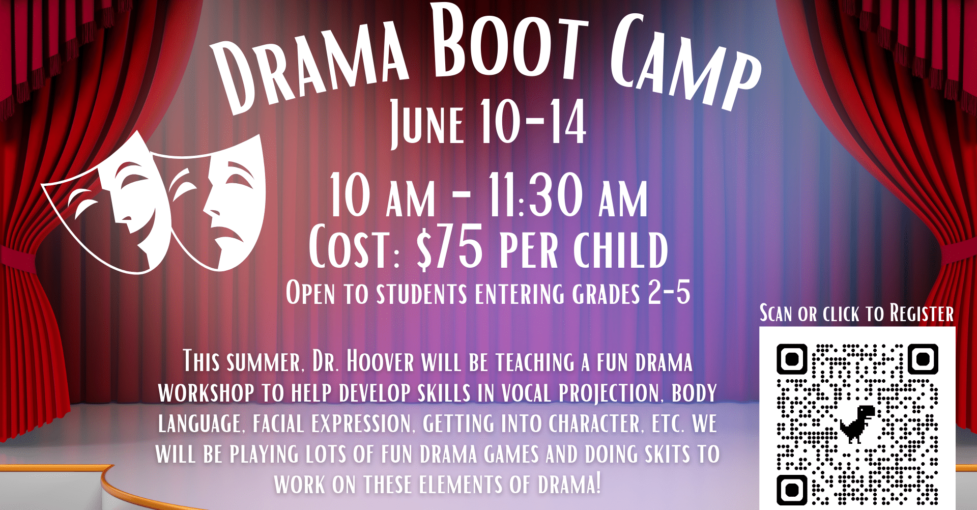 Christian Academy School System | Christian Academy of Louisville | English Station Campus | Drama Boot Camp | June 10-14