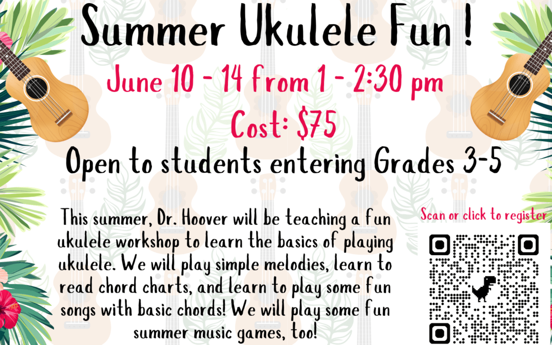 Summer Ukulele Fun, June 10-14