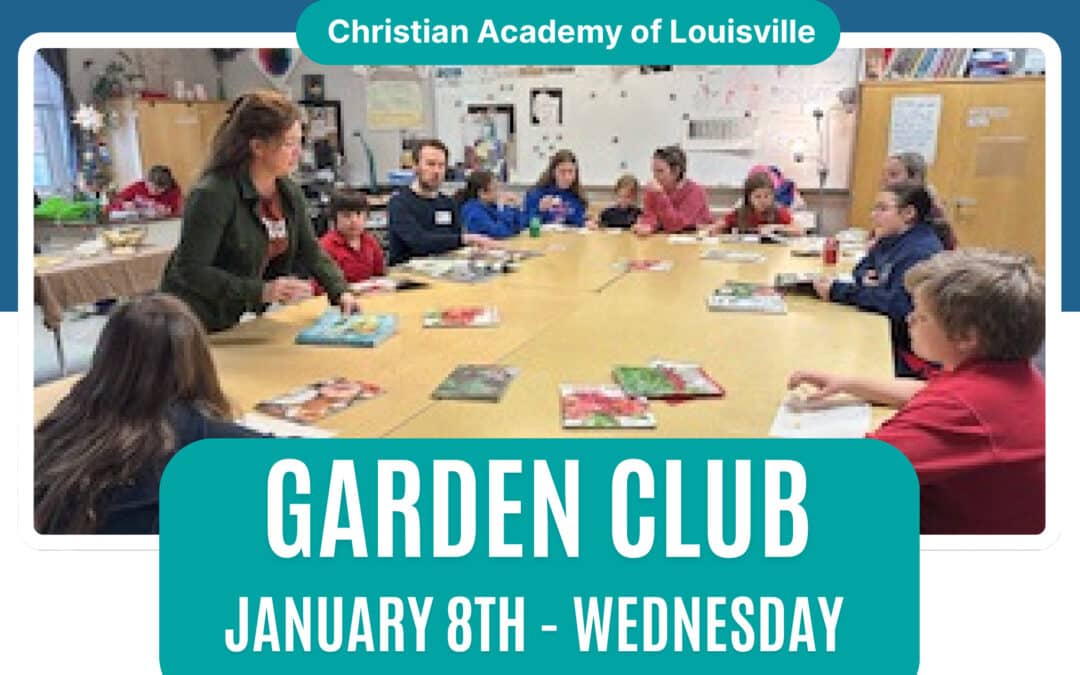 Join Us for the Next Garden Club Meeting, January 8