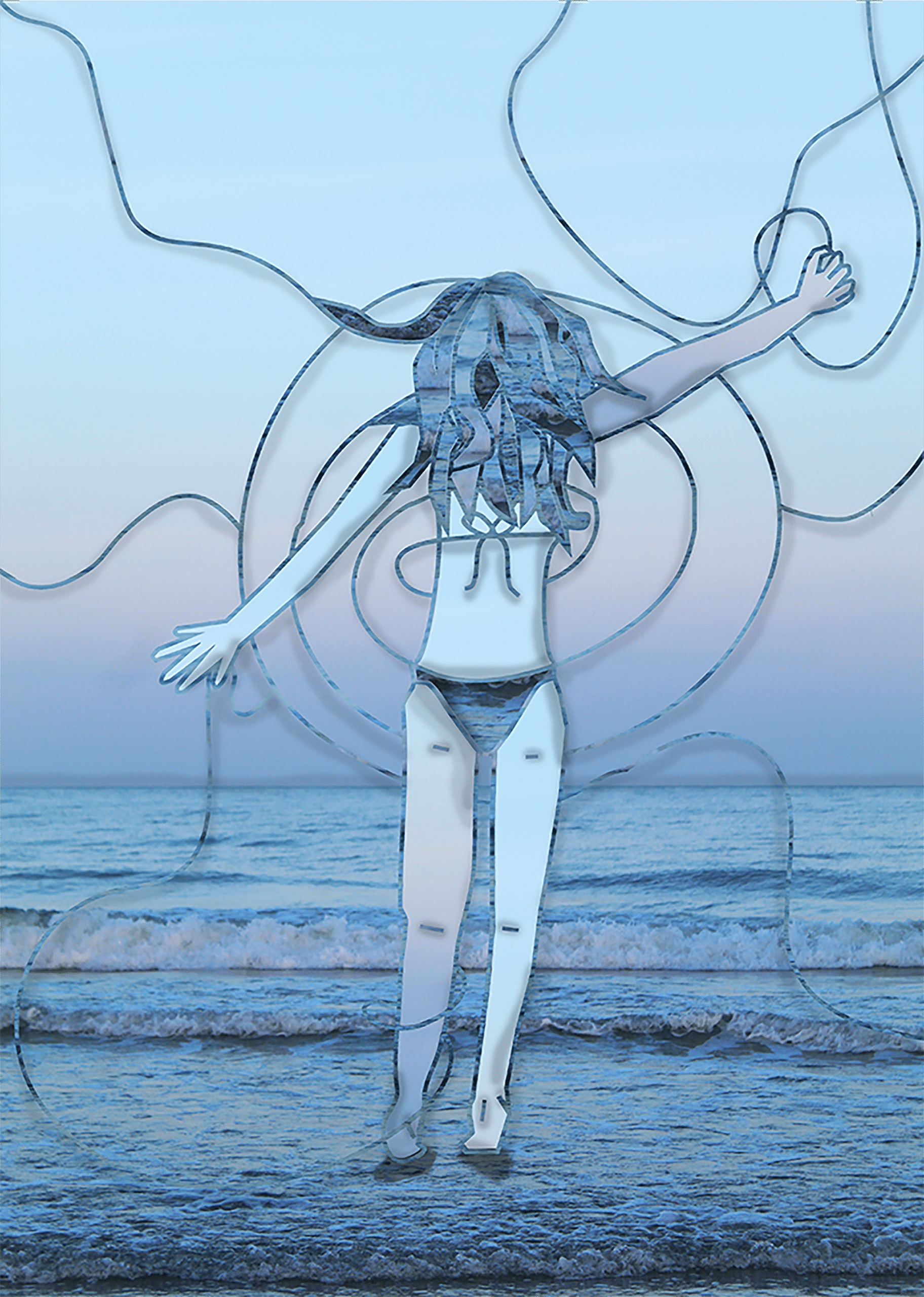 Christian Academy of Louisville Scholastic Arts 2026 Gold Key Winner - S. Burke, Tangled Tides