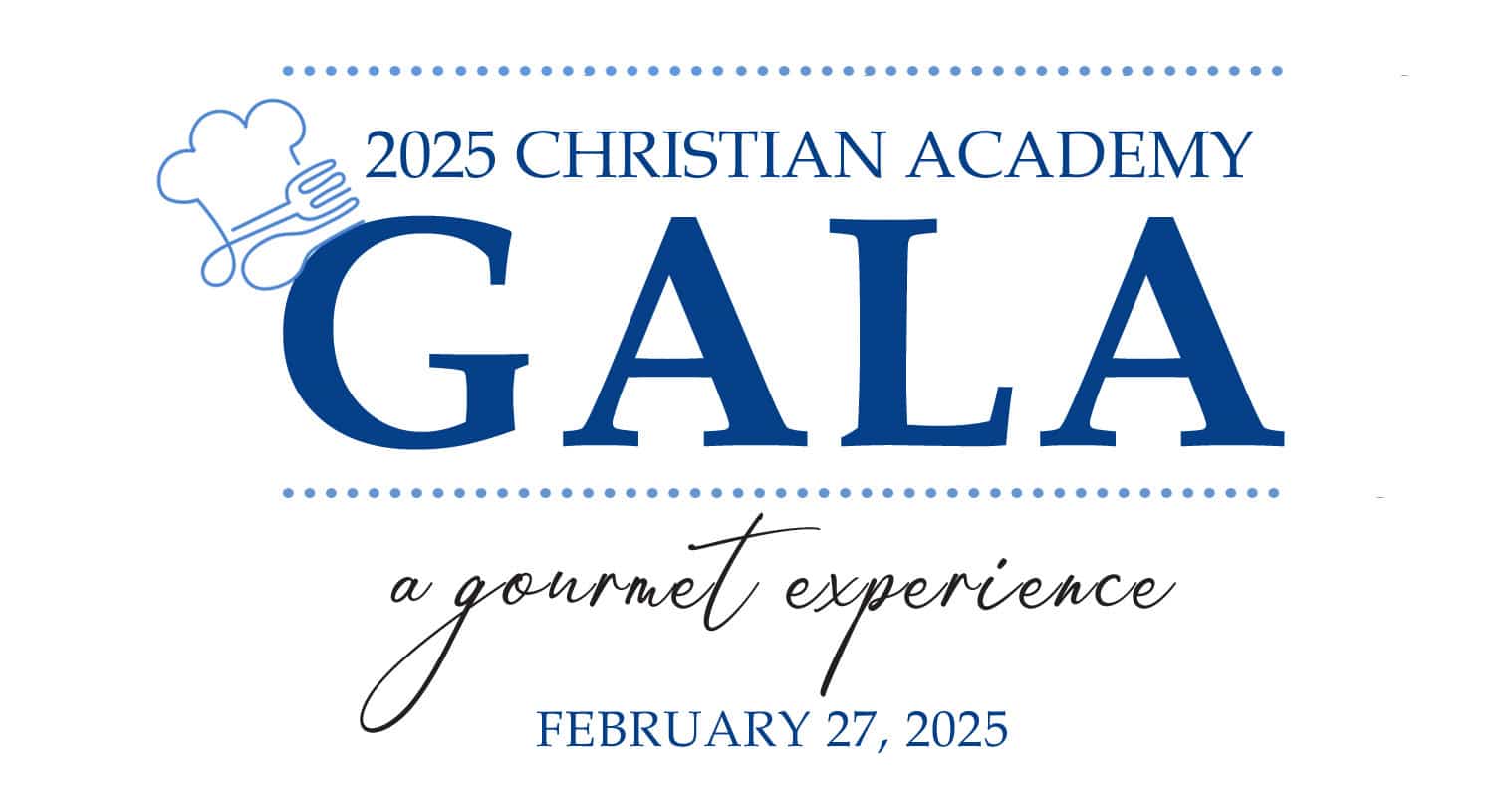 2025 Christian Academy Gala - A Gourmet Experience Logo