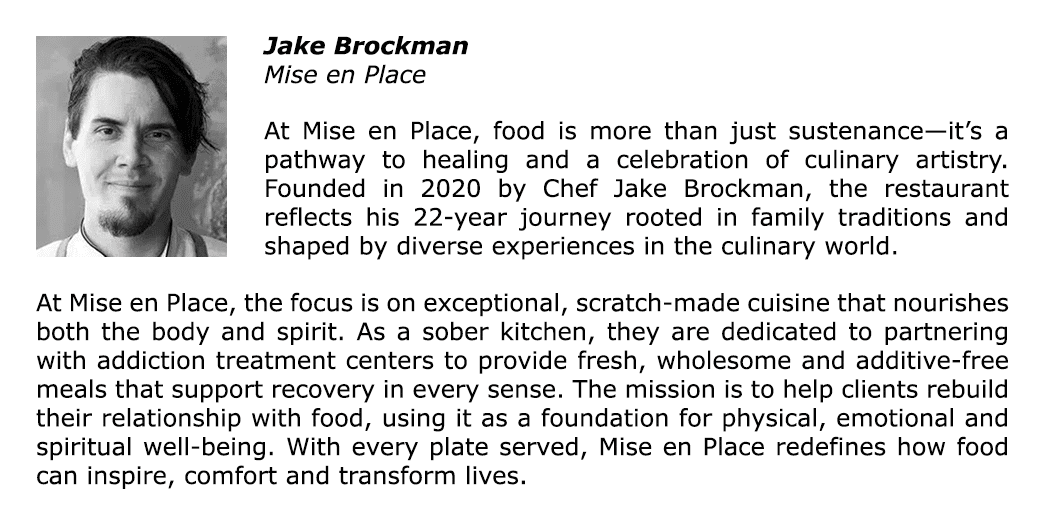 Christian Academy School System | Support | 2025 Gala | Featured Chef | Jake Brockman | Mise en Place