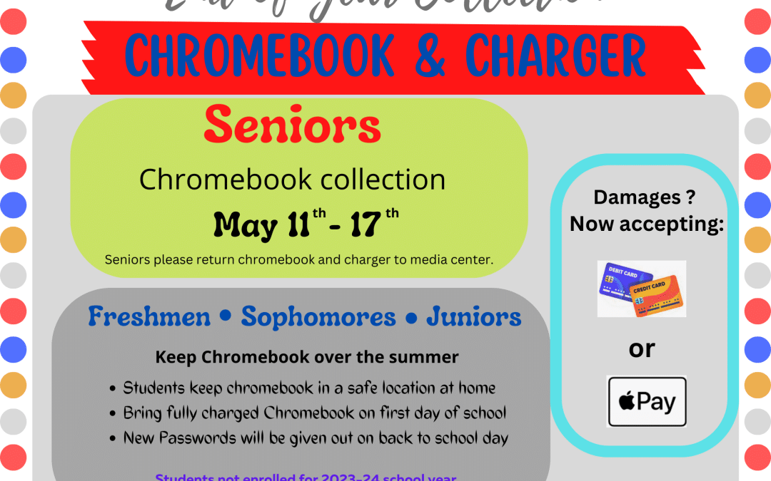 IMPORTANT: English Station High School Chromebook and Charger Collections