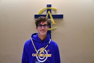 Christian Academy School System | Christian Academy of Indiana | News and Tribune | Caleb Gedney | Semifinalist for National Merit Scholarship Program