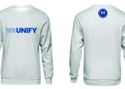 Christian Academy School System | Biblical Unity | We Unify Grey Sweatshirt